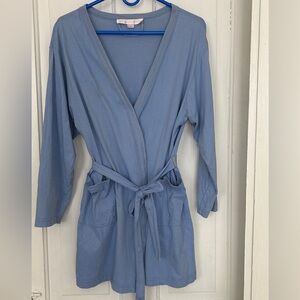Victoria's Secret Soft Blue Belted Robe